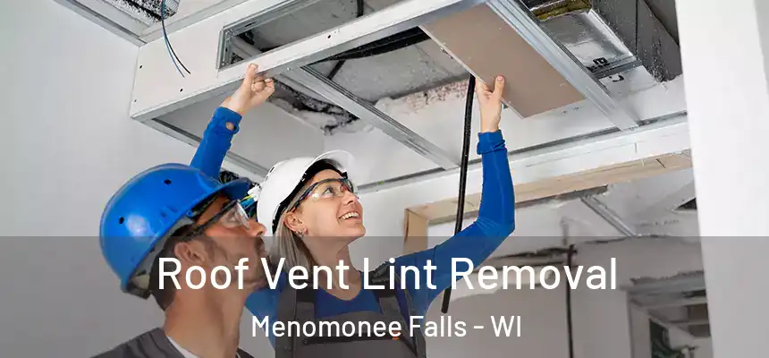 Roof Vent Lint Removal Menomonee Falls - WI